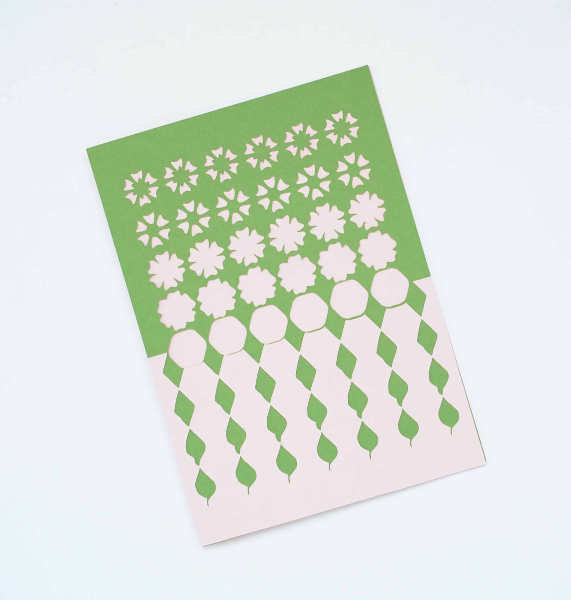 Tessellation Note Card Floral Tessellation Card – DOMESTIC HEIGHTS