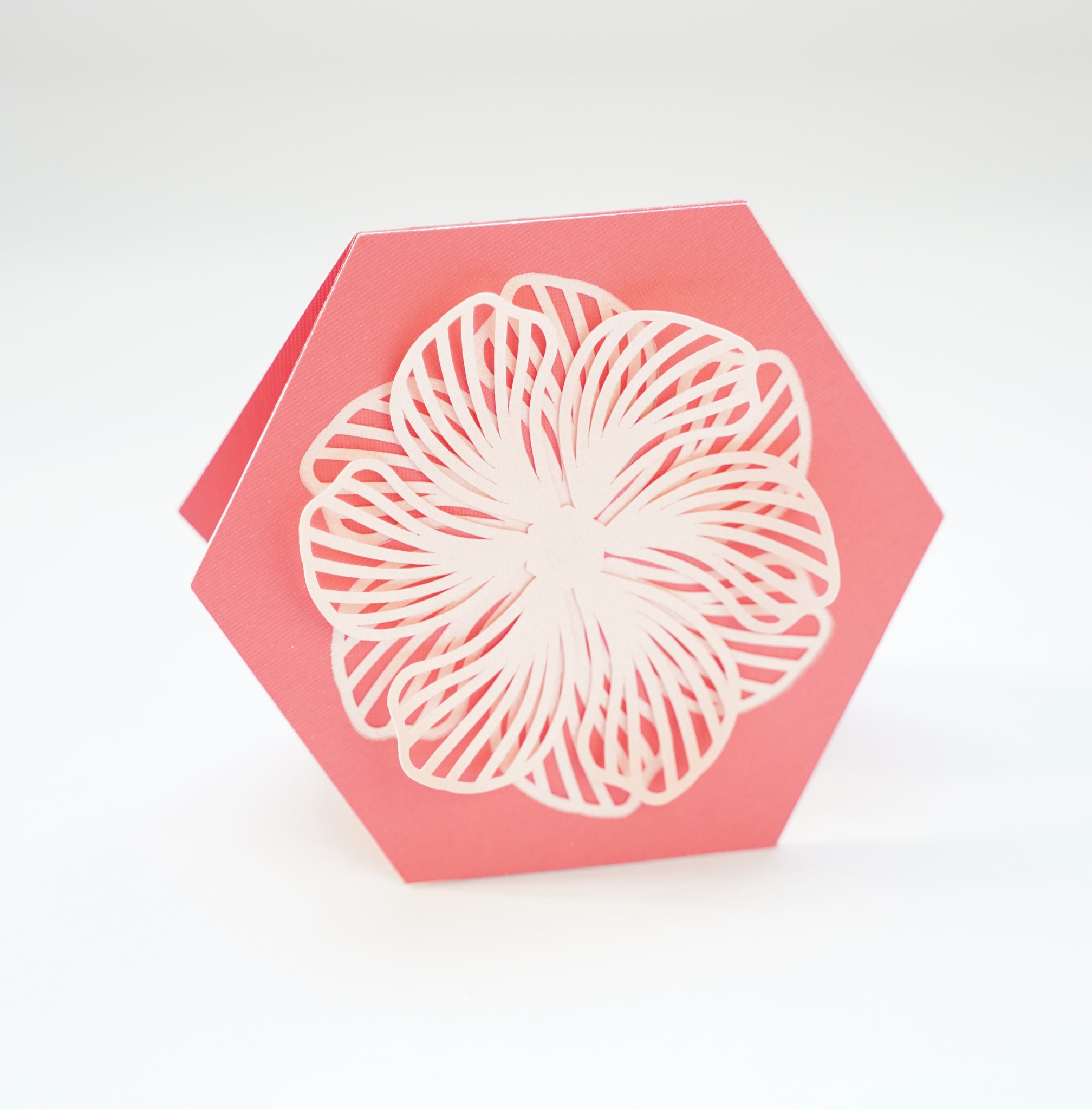 Floral Swirls Card SVG Template