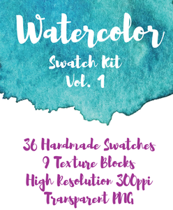 Watercolors Swatch Kit